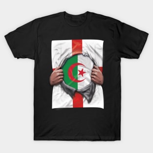 Algeria Flag English Flag Ripped - Gift for Algerian From Algeria T-Shirt